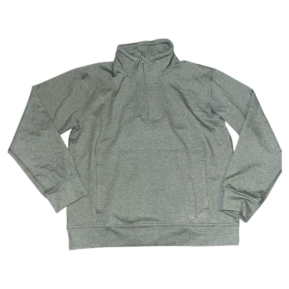 Nike Yoga Green 1/4 Zip Pullover Large